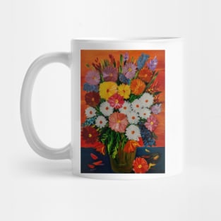 bold and fun flowers Mug